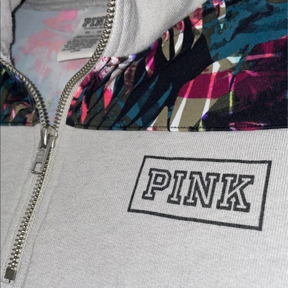 Victoria Secret Pink half zip - Picture 3 of 5
